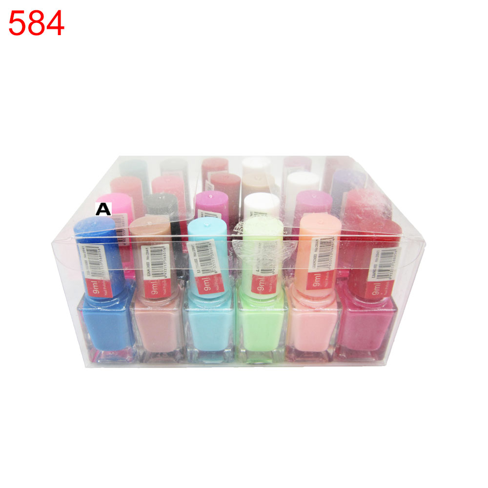 Лак за нокти мини 9 мл А 24 бр 0.21€/бр