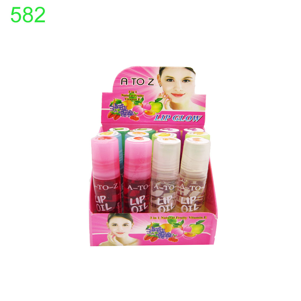 Балсам за устни течен с плодови аромати 12 бр 0.22€/бр