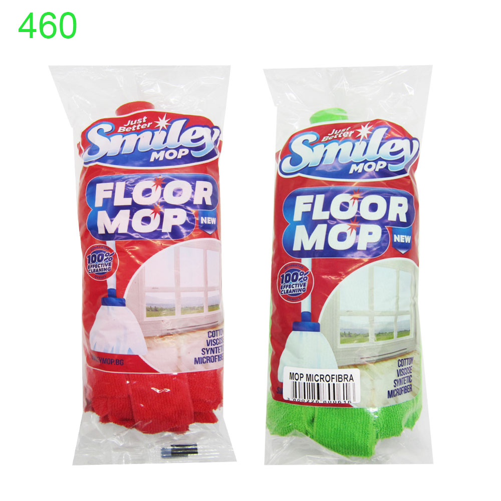 Бърсалка за под микрофибър лента с права резба 150гр