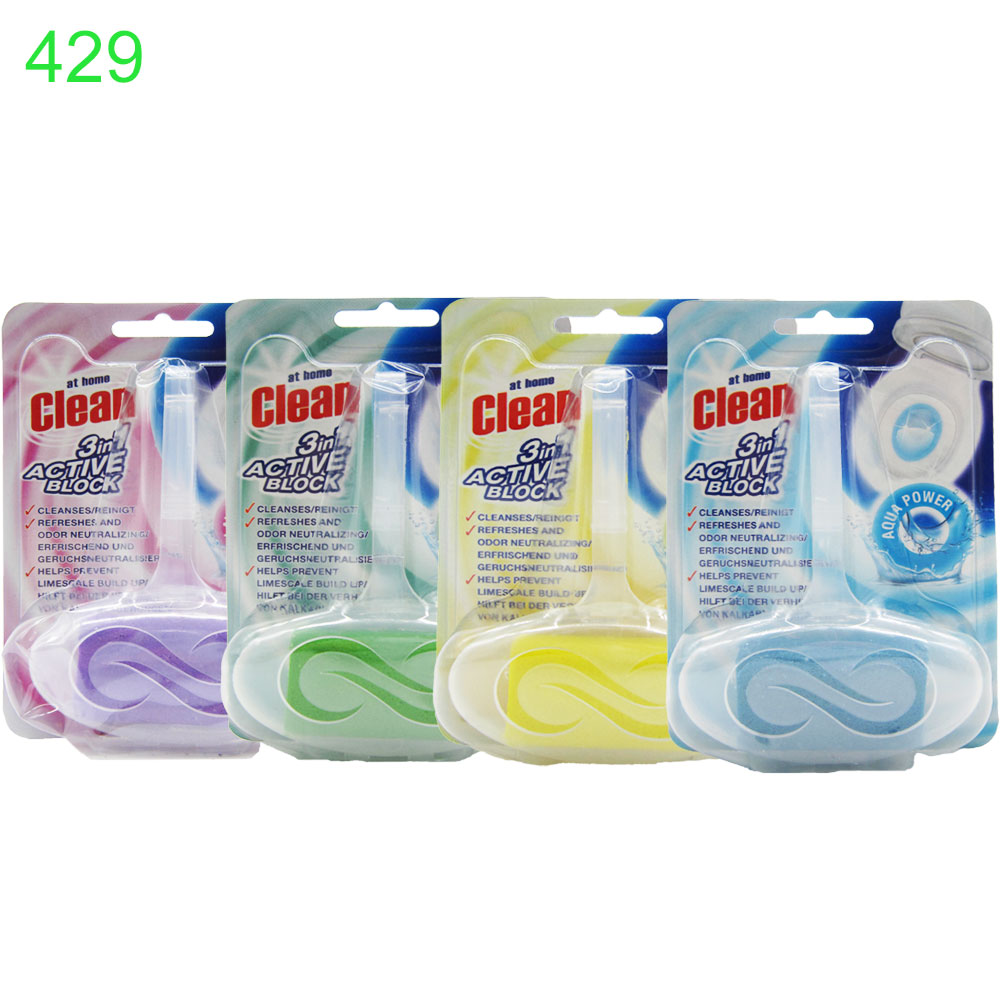 Ароматизатор за тоалетна At Home Clean 3 в 1 кошница блокче 40 гр