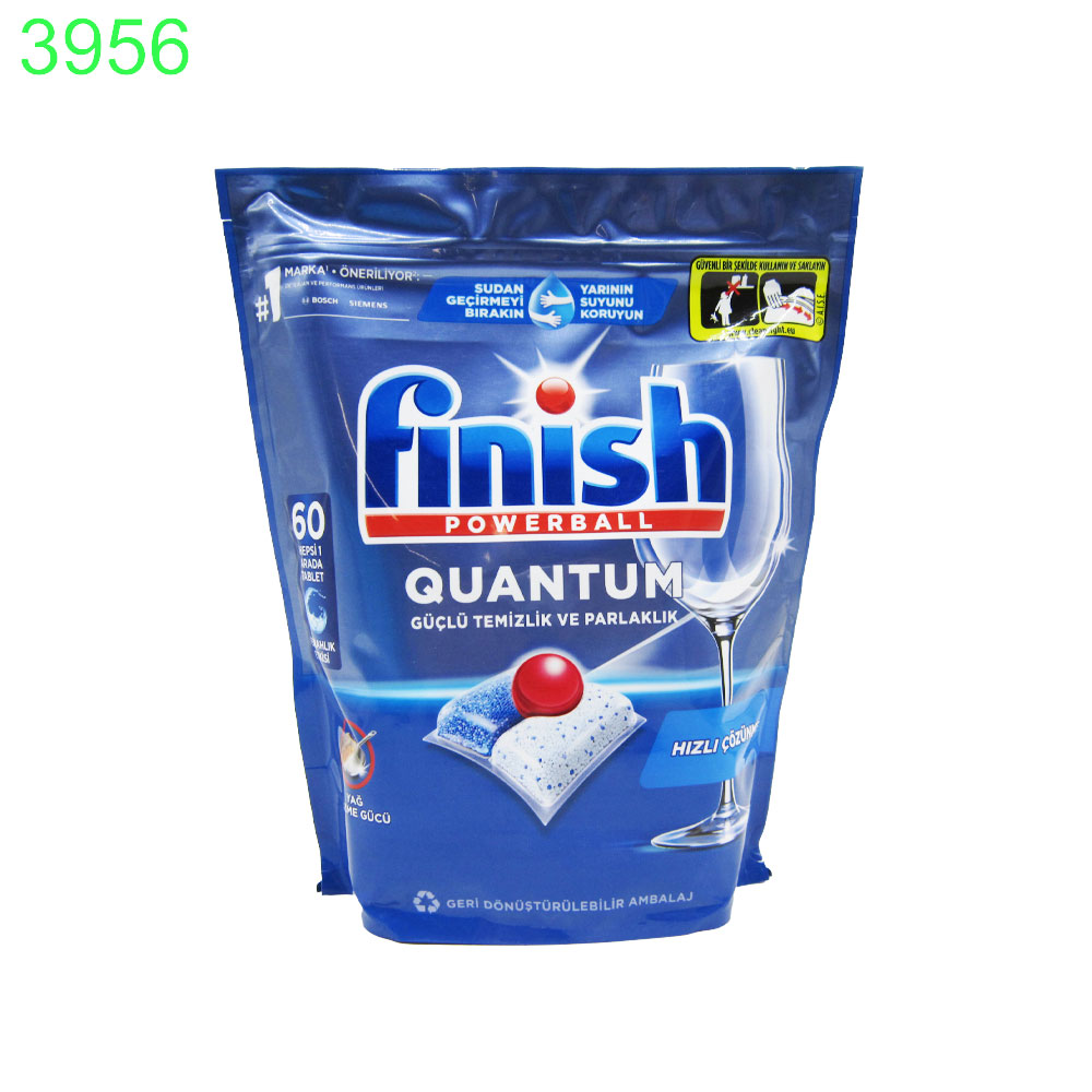 Таблетки за съдомиялна Finish Qantum Powerball 60 бр в пакет 0.16€/бр !!!!! ПРИ НАД 4 ПАКЕТА