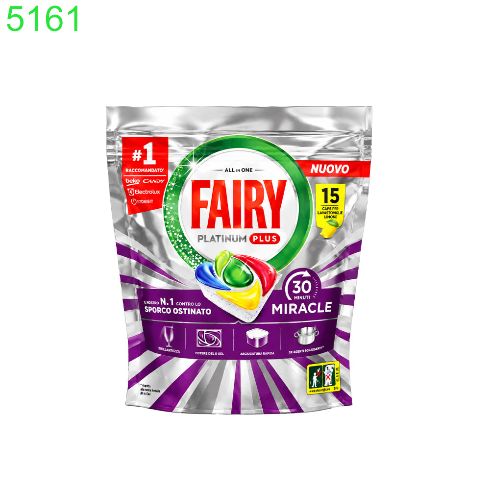 Таблетки за съдомиялна Fairy Platinum Plus 15 бр в пакет 0.27€/бр !!! ПРИ НАД 6 ПАКЕТА