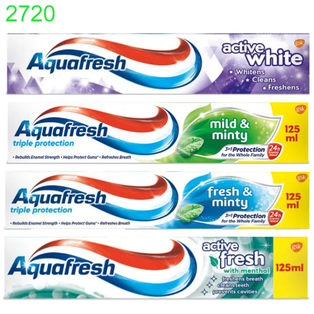 Паста за зъби Aquafresh 125 мл !!! ПРИ НАД 12 БРОЯ