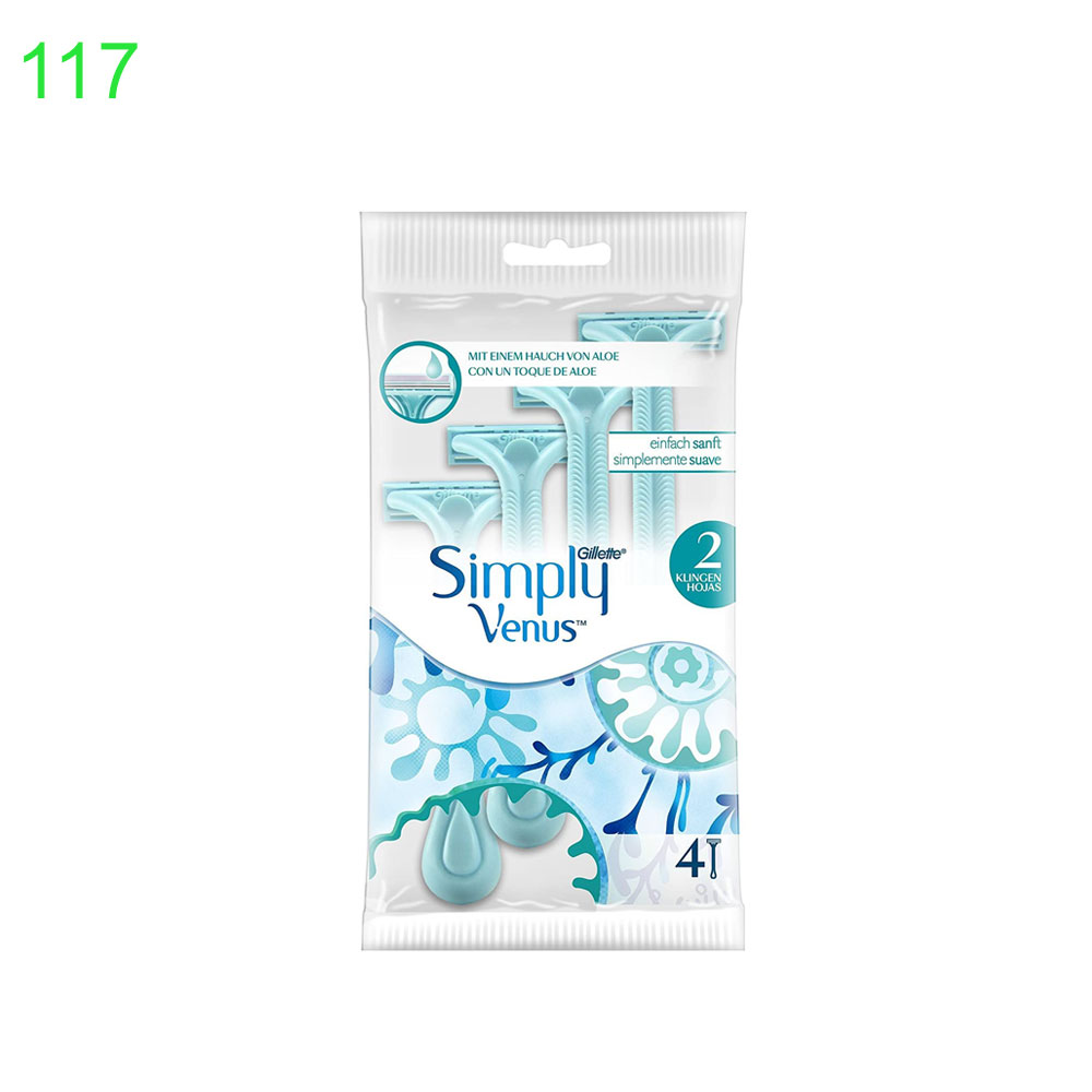 Самобръсначка Gillette Simply Venus 2/ 4 бр дамски 0.47€/бр