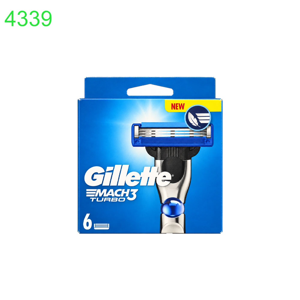 Резервни ножчета за бръснене Gillette Mach3 Turbo/6 бр 1.90€/бр
