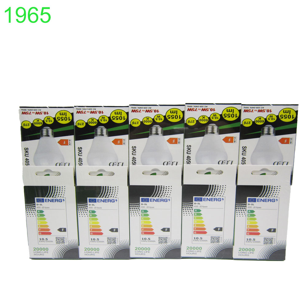 LED крушка D-iL 10.5 W 10бр 0.72€/бр !!! ПРИ НАД 20 БРОЯ