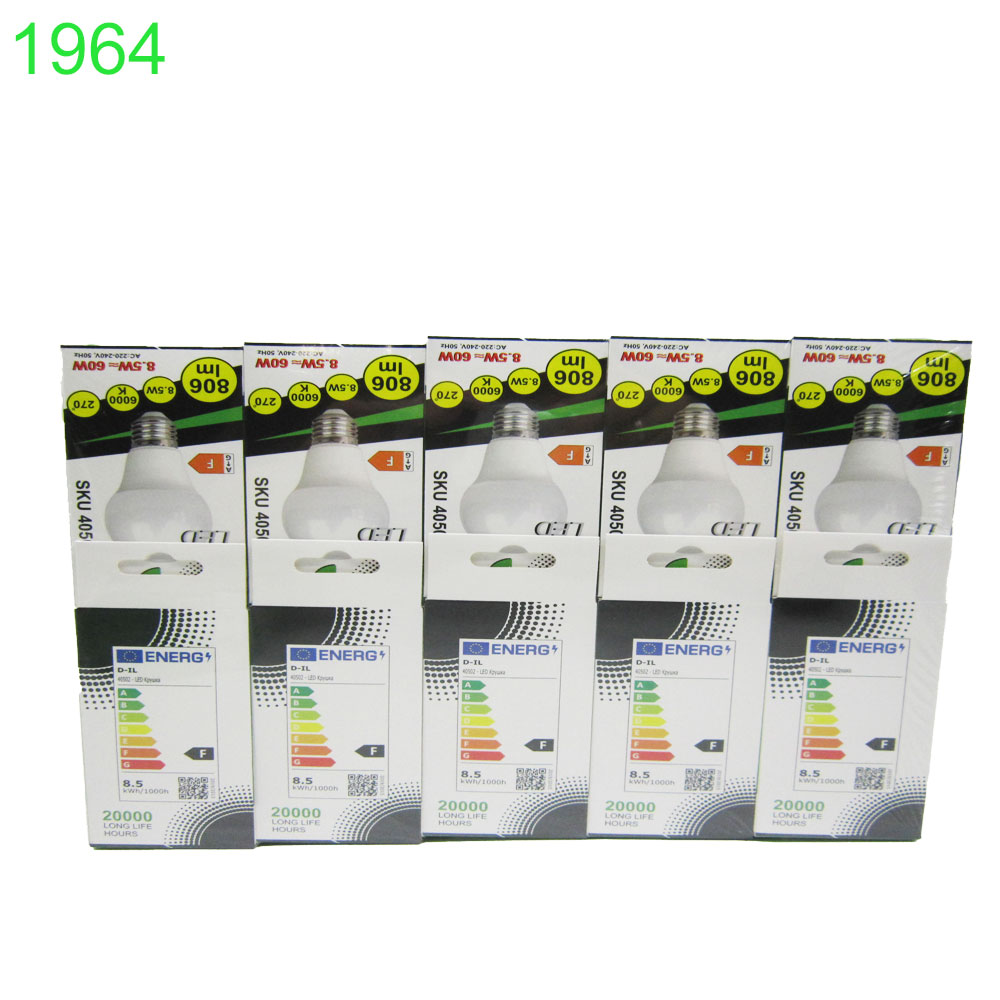 LED крушка D-iL 8.5 W 10бр 0.51€/бр !!! ПРИ НАД 20 БРОЯ