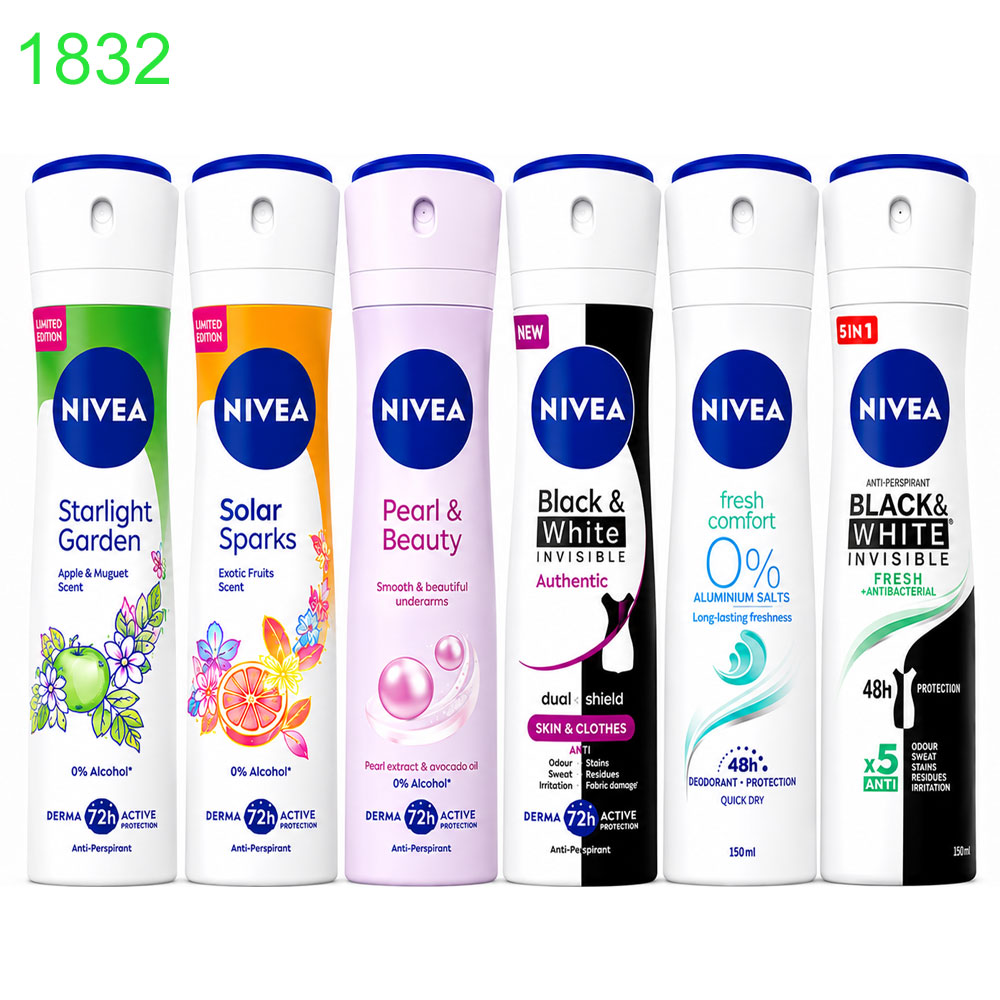 Дезодорант Nivea дамски 150мл !!! ПРИ НАД 6 БРОЯ