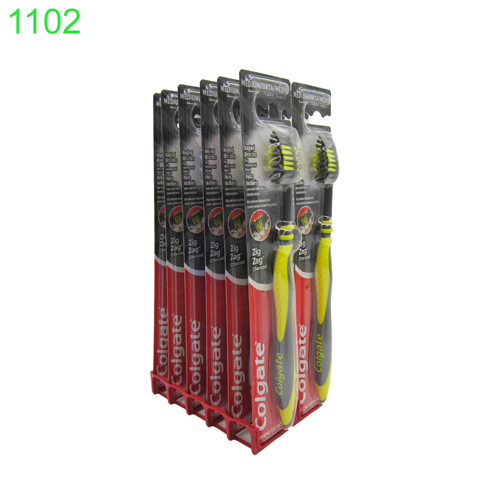 Четка за зъби Colgate Zig Zag Charcoal 12 бр в кутия 0.80€/бр