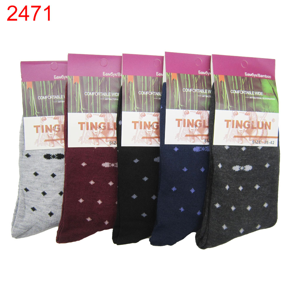 Чорап дамски Tinglun памук 35-38 38-42 5бр 0.38€/бр