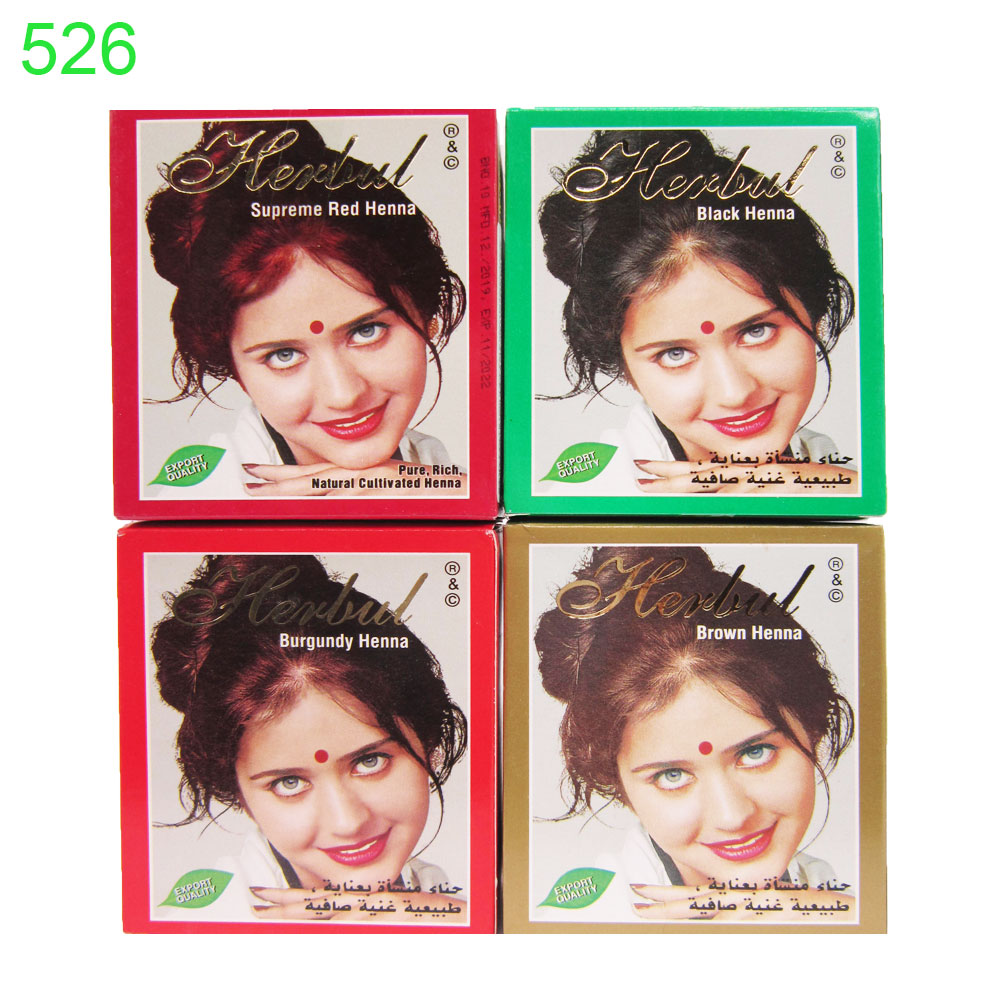 Индийска къна за коса Herbal 6бр 0.53€/бр