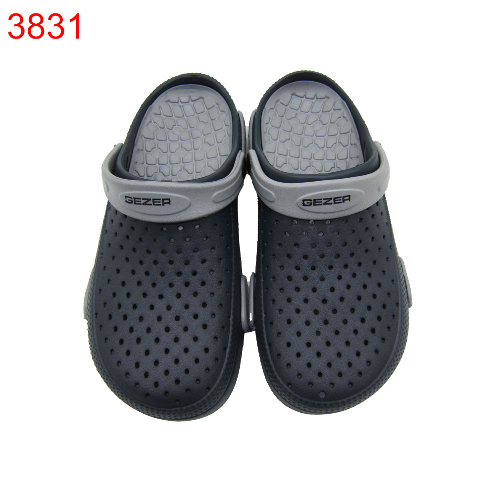 Чехли Gezer мъжки тип Крокс черно и сиво 8 чифта/ 4.36€/бр