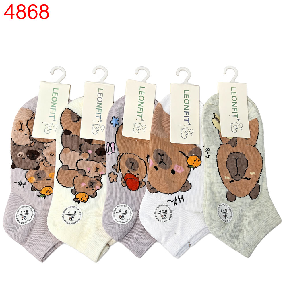 Чорап терлик детски Leonfit 100% памук 4-8г/10бр 0.49€/бр