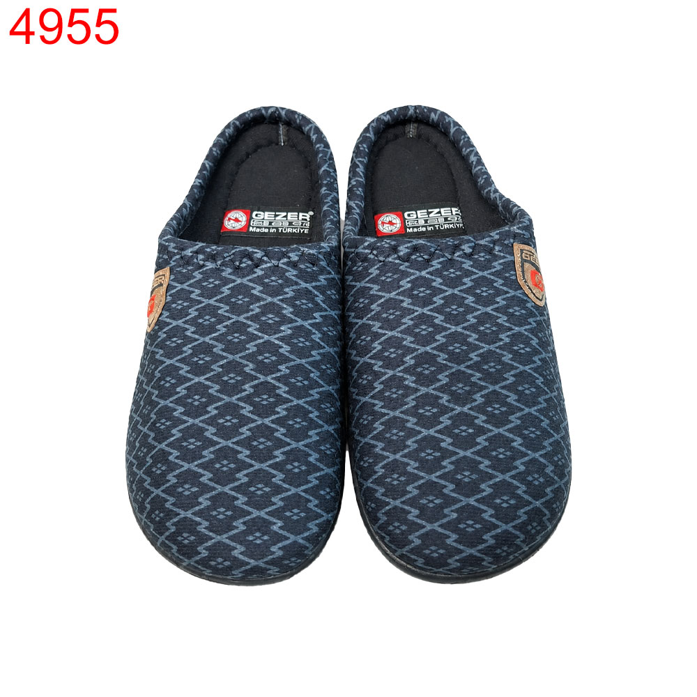 Домашни пантофи Gezer мъжки черно и сиво  6 чифта в стек-41-45/ 2.49€/бр