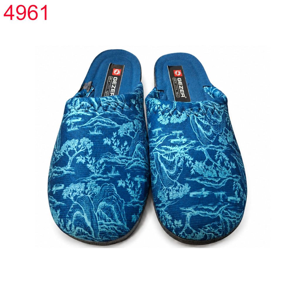 Домашни пантофи Gezer дамски сини 6 чифта в стек-36-41/ 2.25€/бр