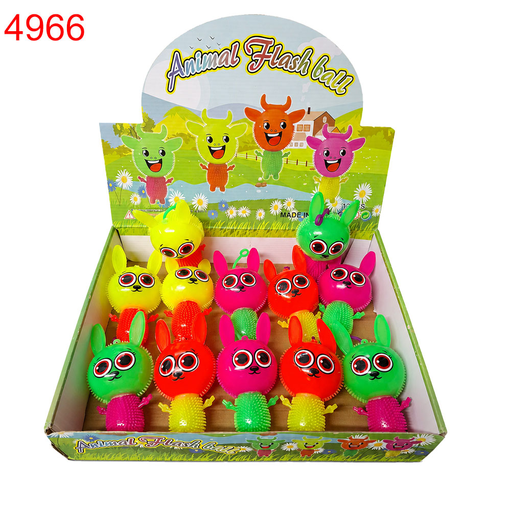 Светеща играчка Зайче със свирка 12 бр 0.77€/бр