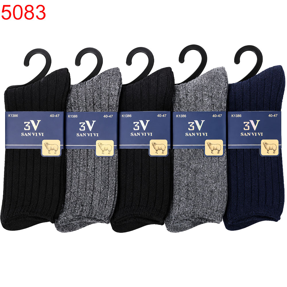 Чорап мъжки San Vivi кашмир 40-47 10бр 1.23€/бр